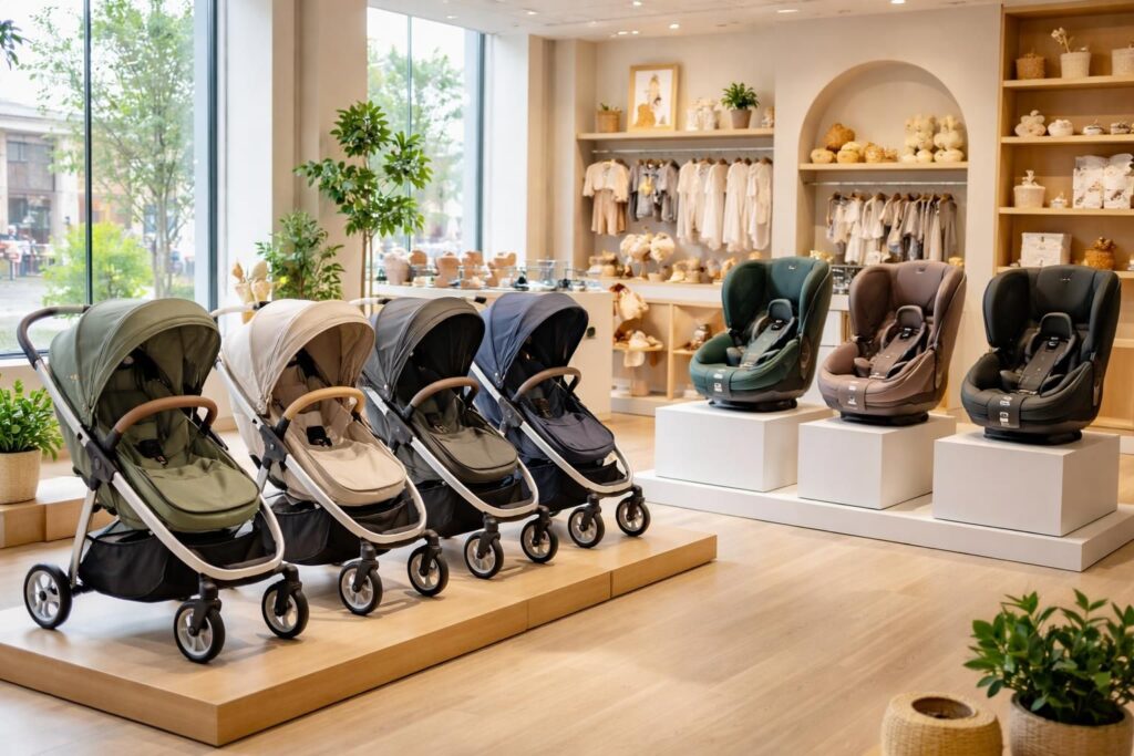 découvrez notre boutique de puériculture spécialisée avec une sélection de poussettes bugaboo et sièges auto cybex certifiés, alliant sécurité et confort pour votre enfant.