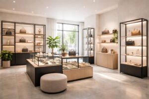 explorez notre sélection d'accessoires tendance pour sublimer votre boutique avec des présentoirs design et des vitrines modernes, alliant style et fonctionnalité.